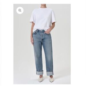 NWT Agolde Fran low slung jeans